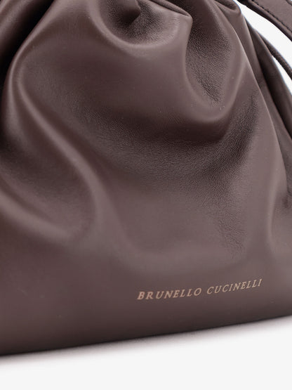 Leather handbag with Monile detail thumbnail