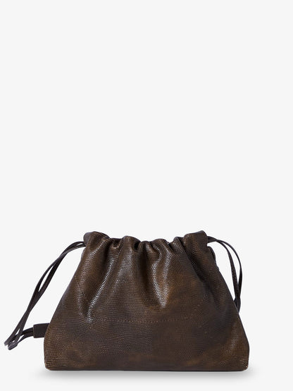 Reptile print leather crossbody bag thumbnail