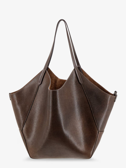 Leather shopping bag with side Monili detail thumbnail
