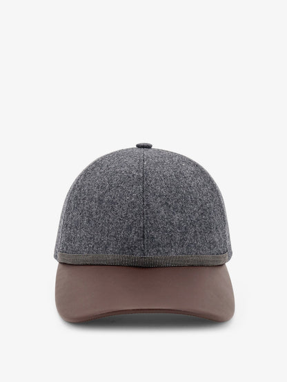 Wool hat with Monili detail thumbnail