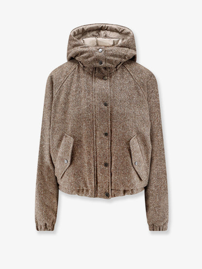 Mélange virgin wool blend jacket thumbnail