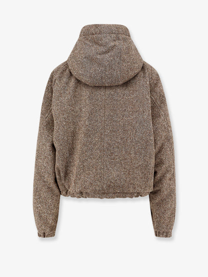Mélange virgin wool blend jacket thumbnail