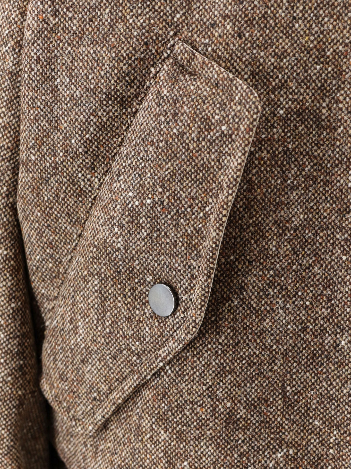 Mélange virgin wool blend jacket