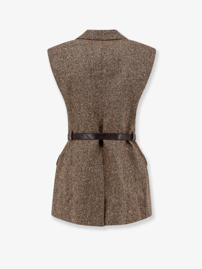 Virgin wool blend vest thumbnail