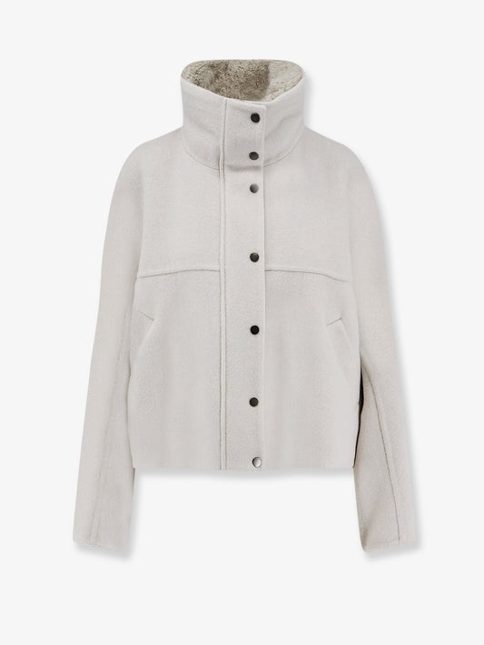 Giubbino in misto lana e cashmere