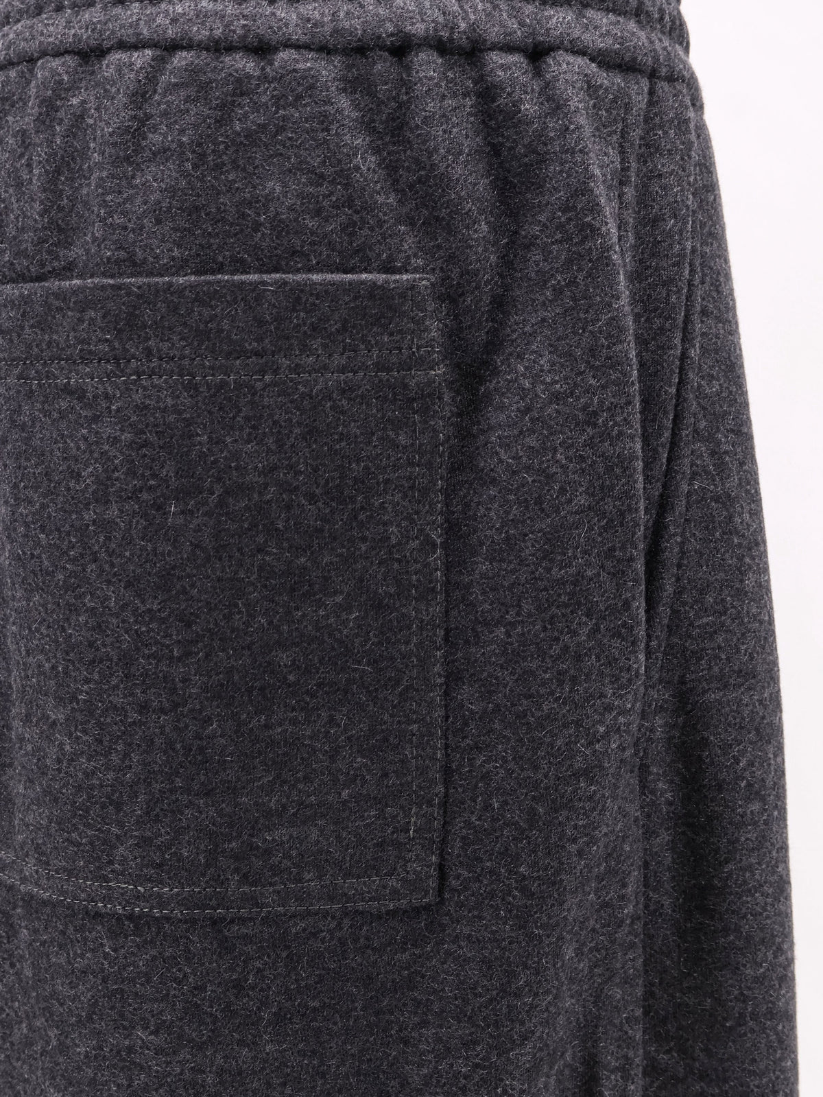 Cashmere interlock track pants