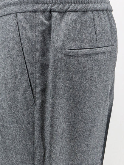 Virgin wool trousers with adjustable drawstring thumbnail