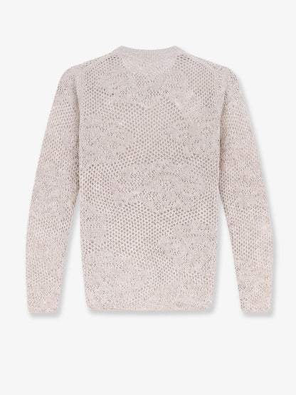 Mohair and virgin wool blend sweater with all-over Dazzling detail thumbnail