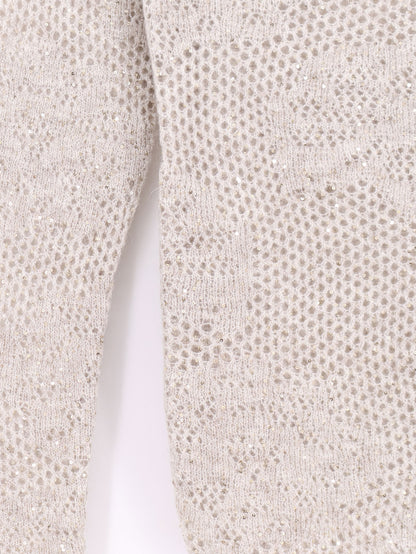 Mohair and virgin wool blend sweater with all-over Dazzling detail thumbnail