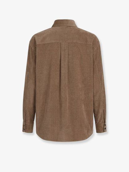 Fluid corduroy shirt with Monili thumbnail