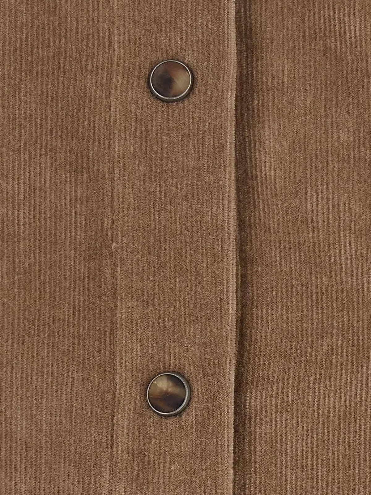 Fluid corduroy shirt with Monili