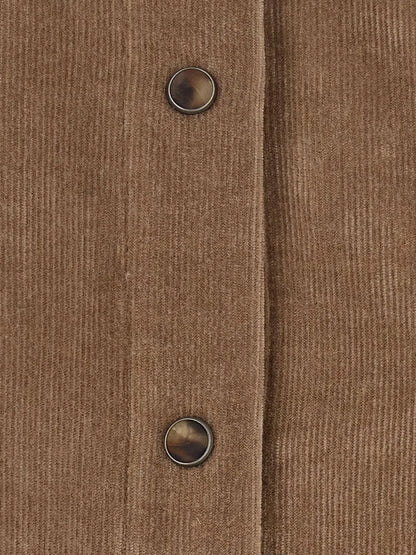 Fluid corduroy shirt with Monili thumbnail