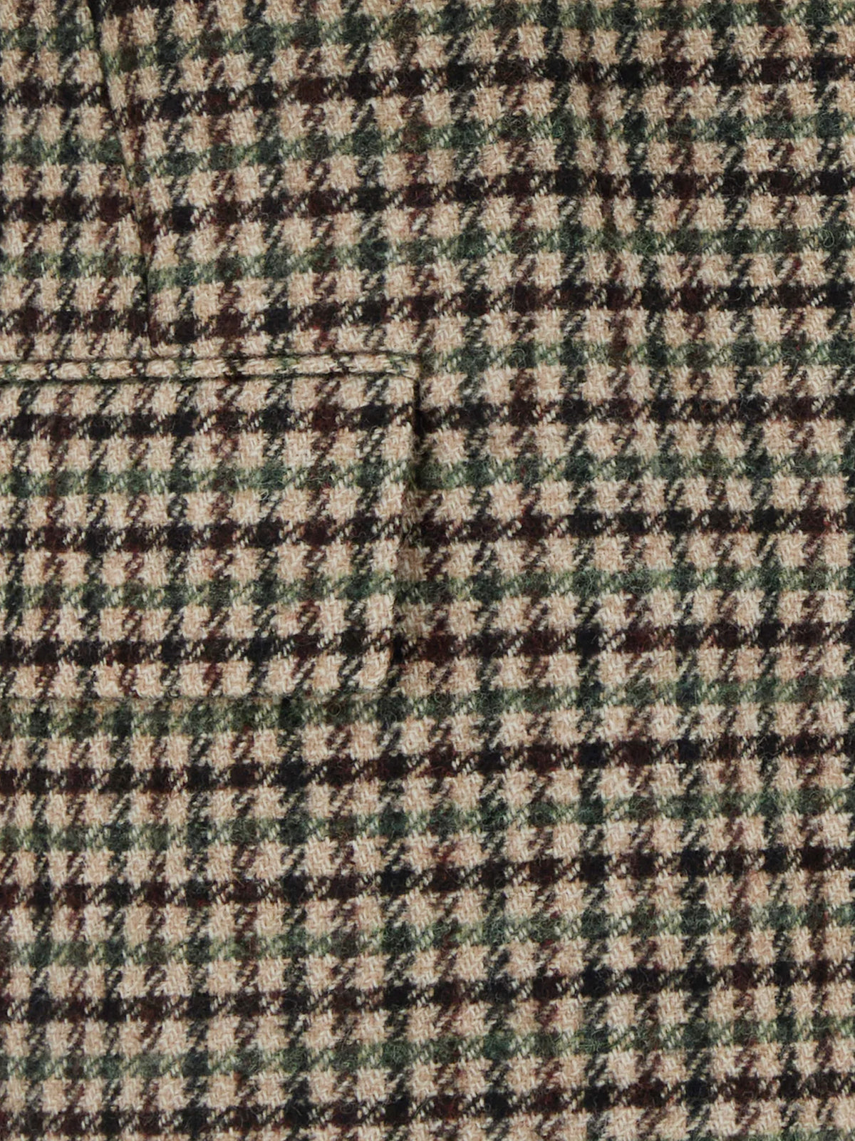 Madras blazer with belt