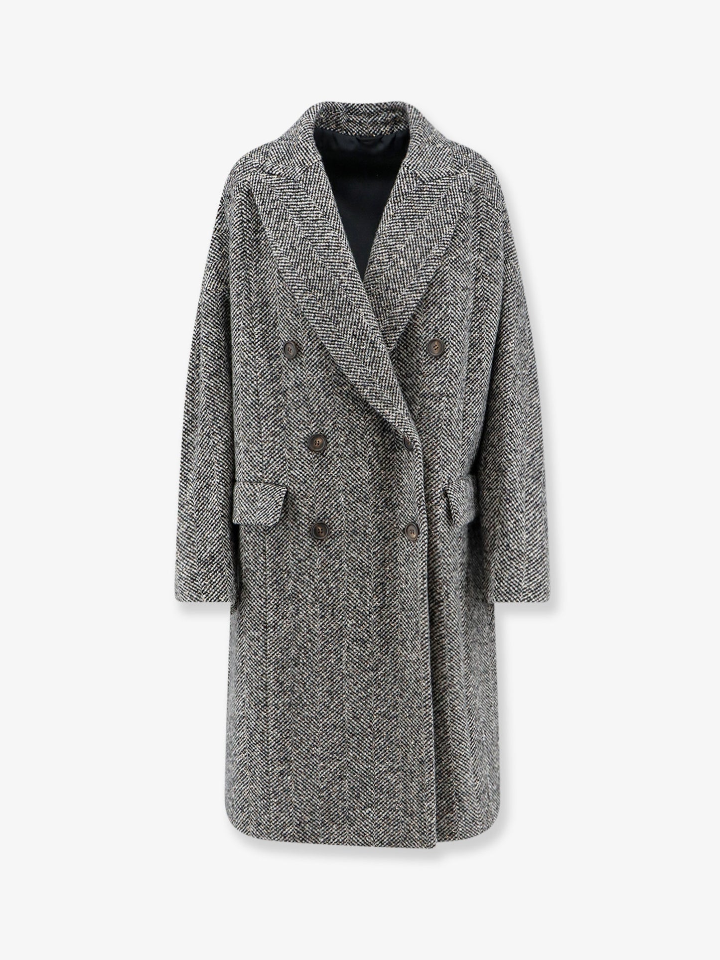 Virgin wool and alpaca overcoat