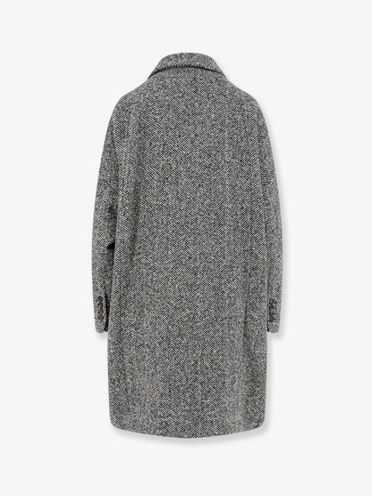 Virgin wool and alpaca overcoat thumbnail