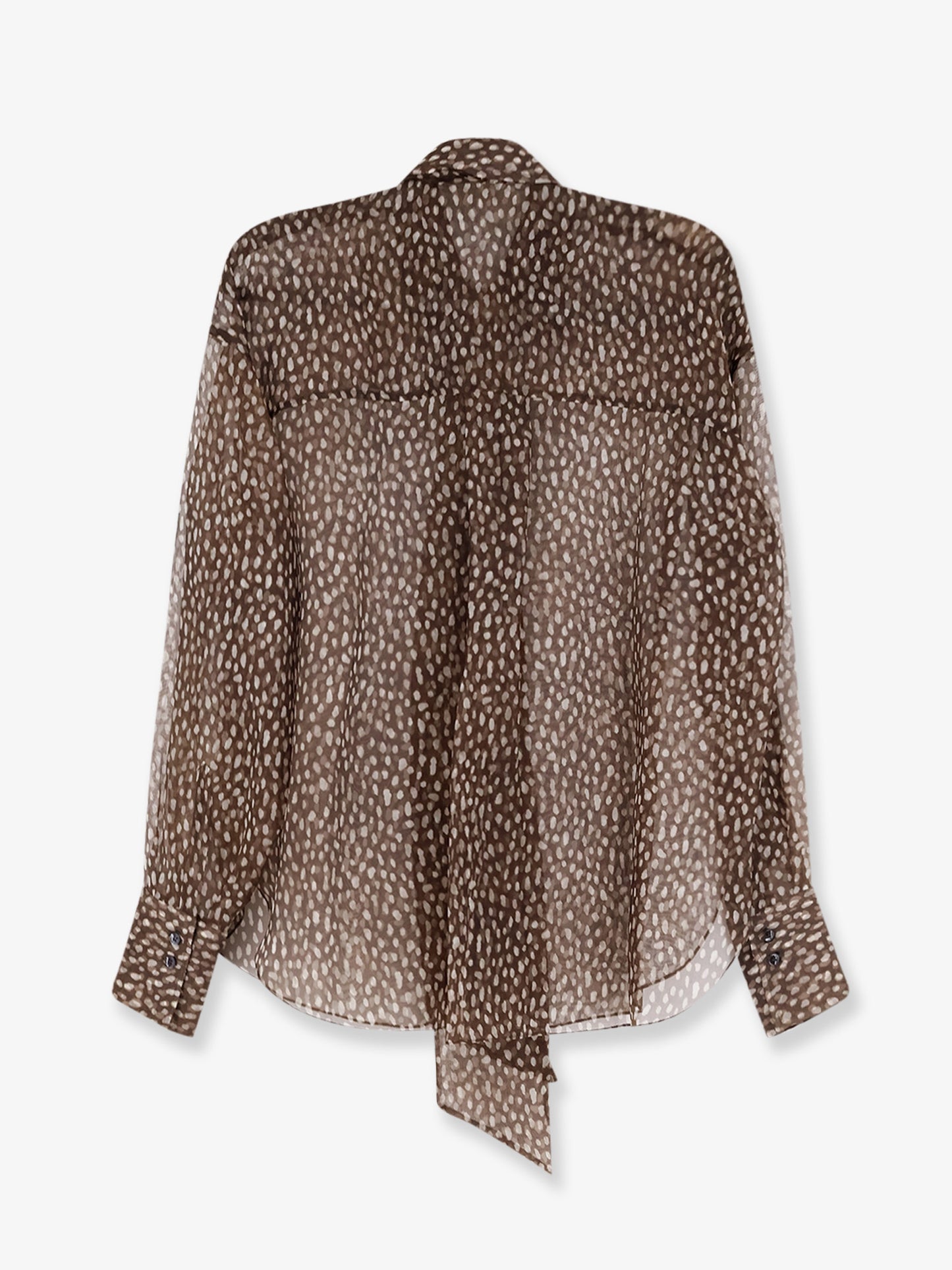 Sheer silk shirt
