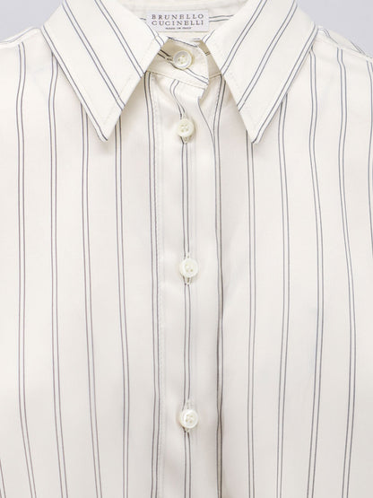 Striped silk shirt thumbnail