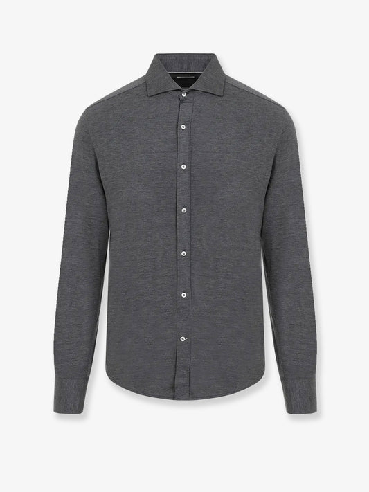Silk and cotton blend shirt