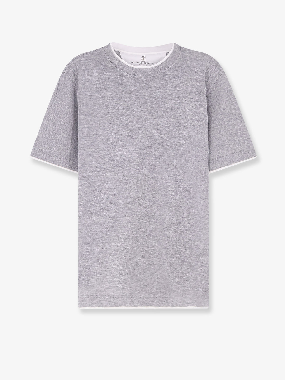 Silk and cotton blend T-shirt