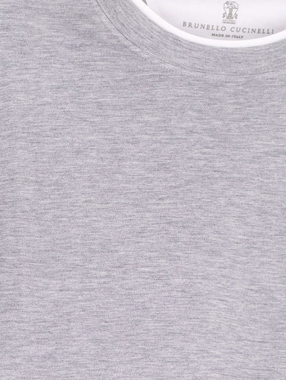 Silk and cotton blend T-shirt thumbnail