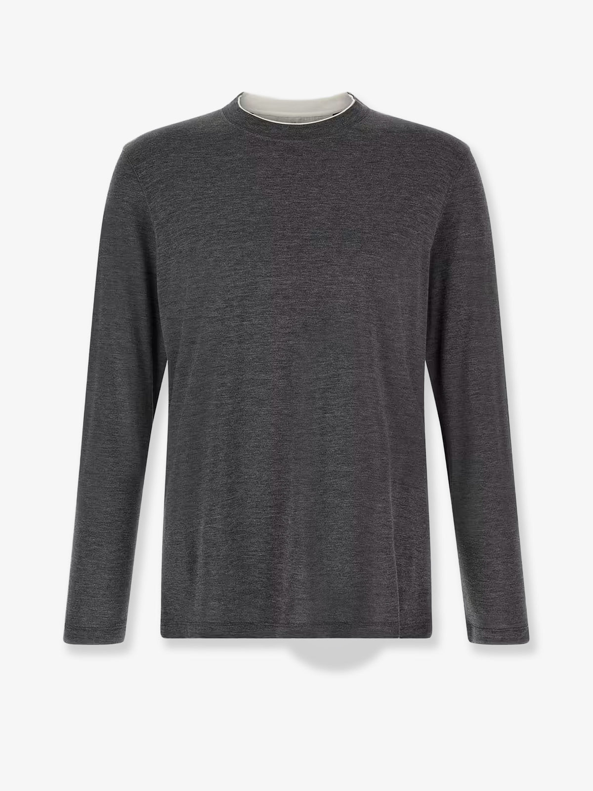 Silk and cotton blend T-shirt