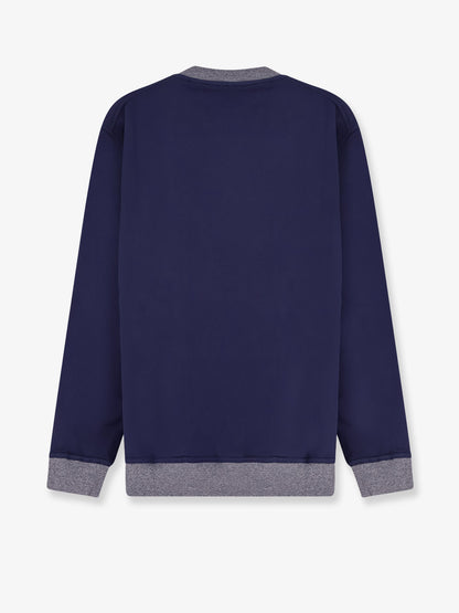 Cotton sweatshirt with front embroidered logo thumbnail