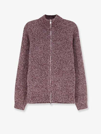 Blend virgin wool silk and cashmere cardigan thumbnail