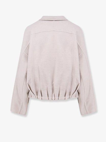 Bomber in lana vergine con coulisse thumbnail