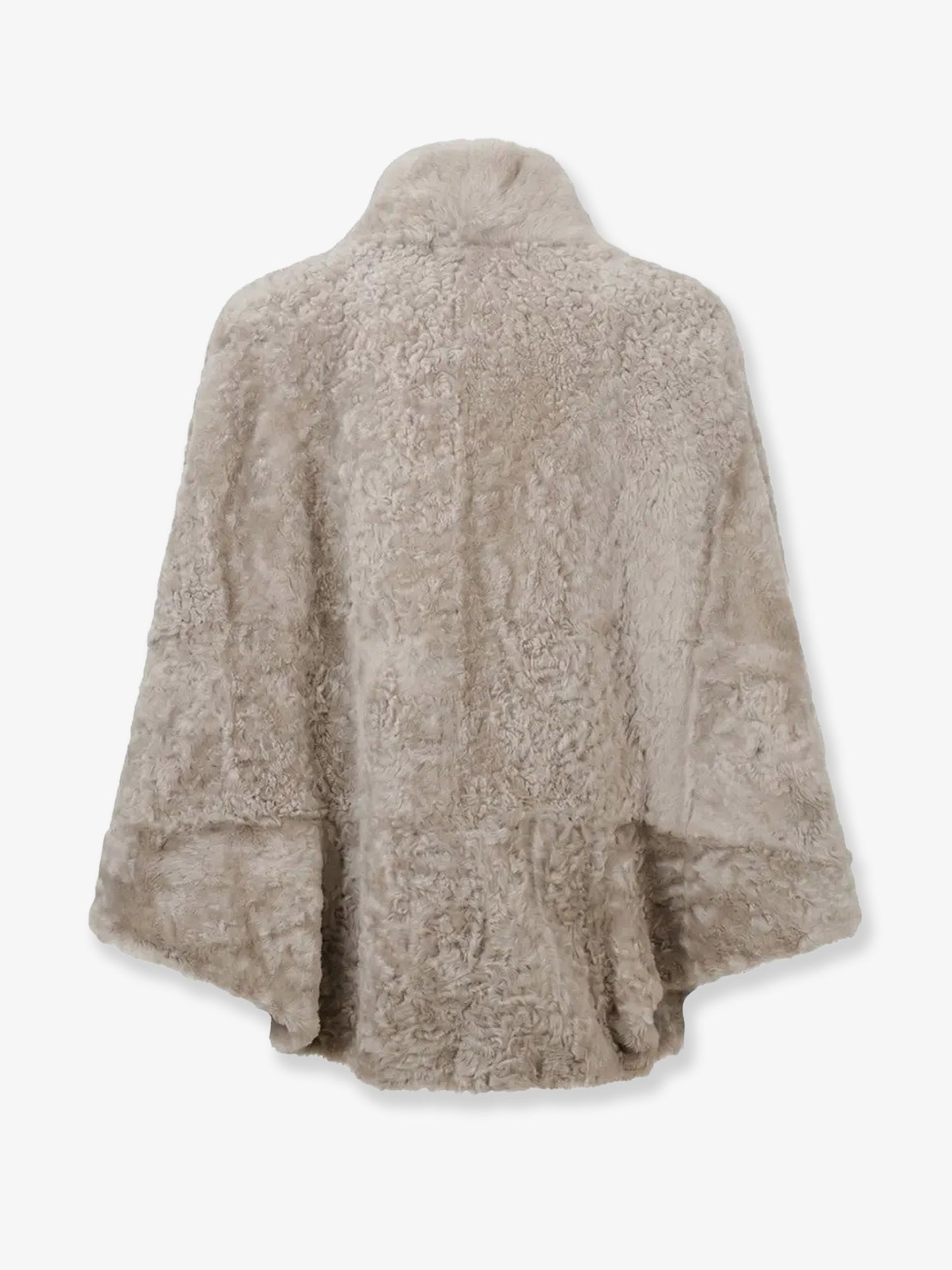 Short sheepskin coat
