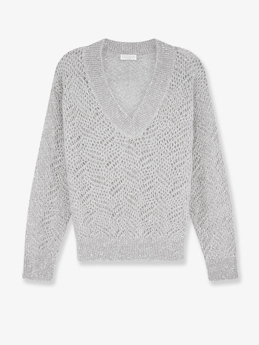 Maglia in misto mohair con motivo Dazzling