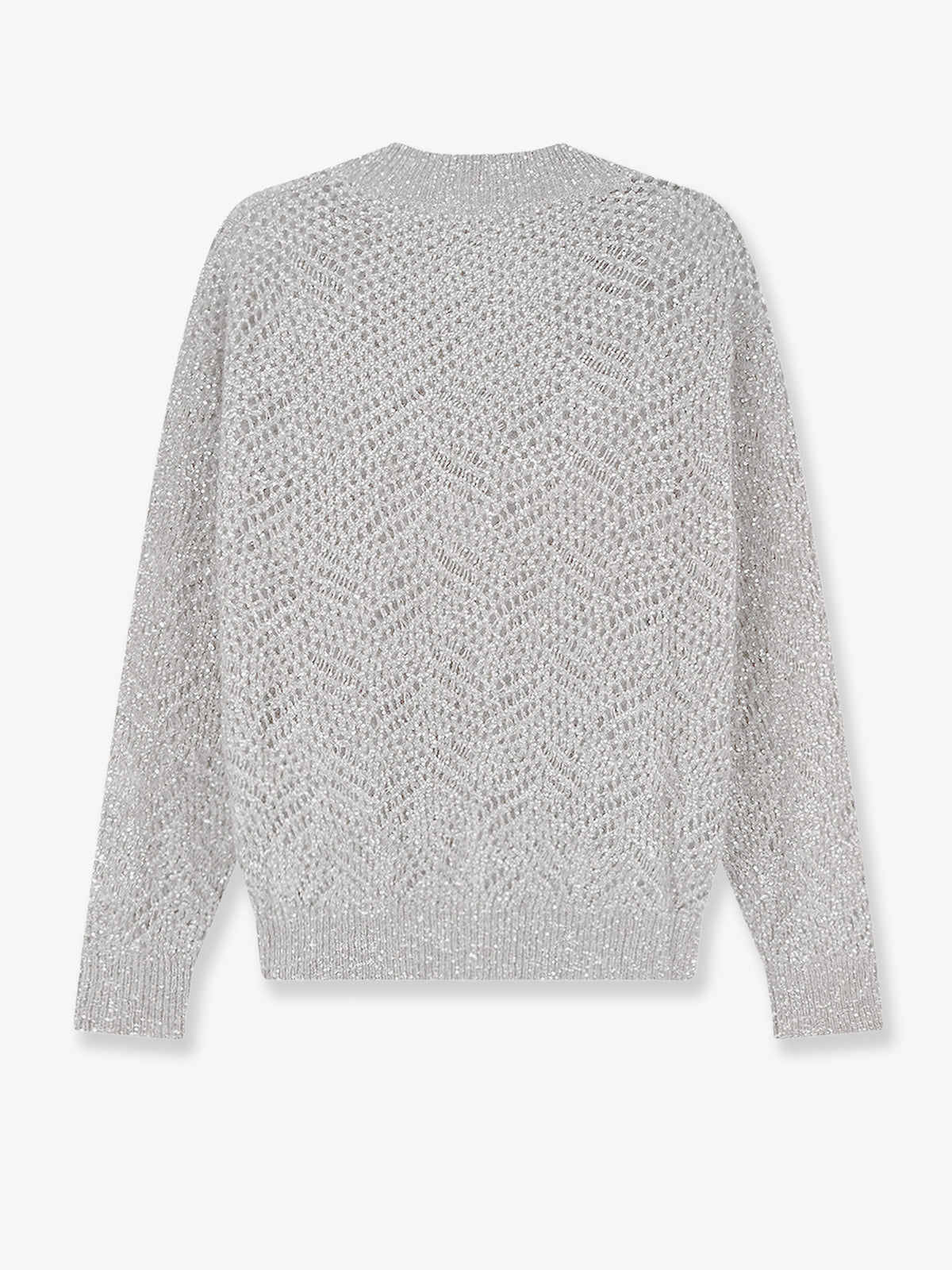 Mohair blend sweater with Dazzling pattern