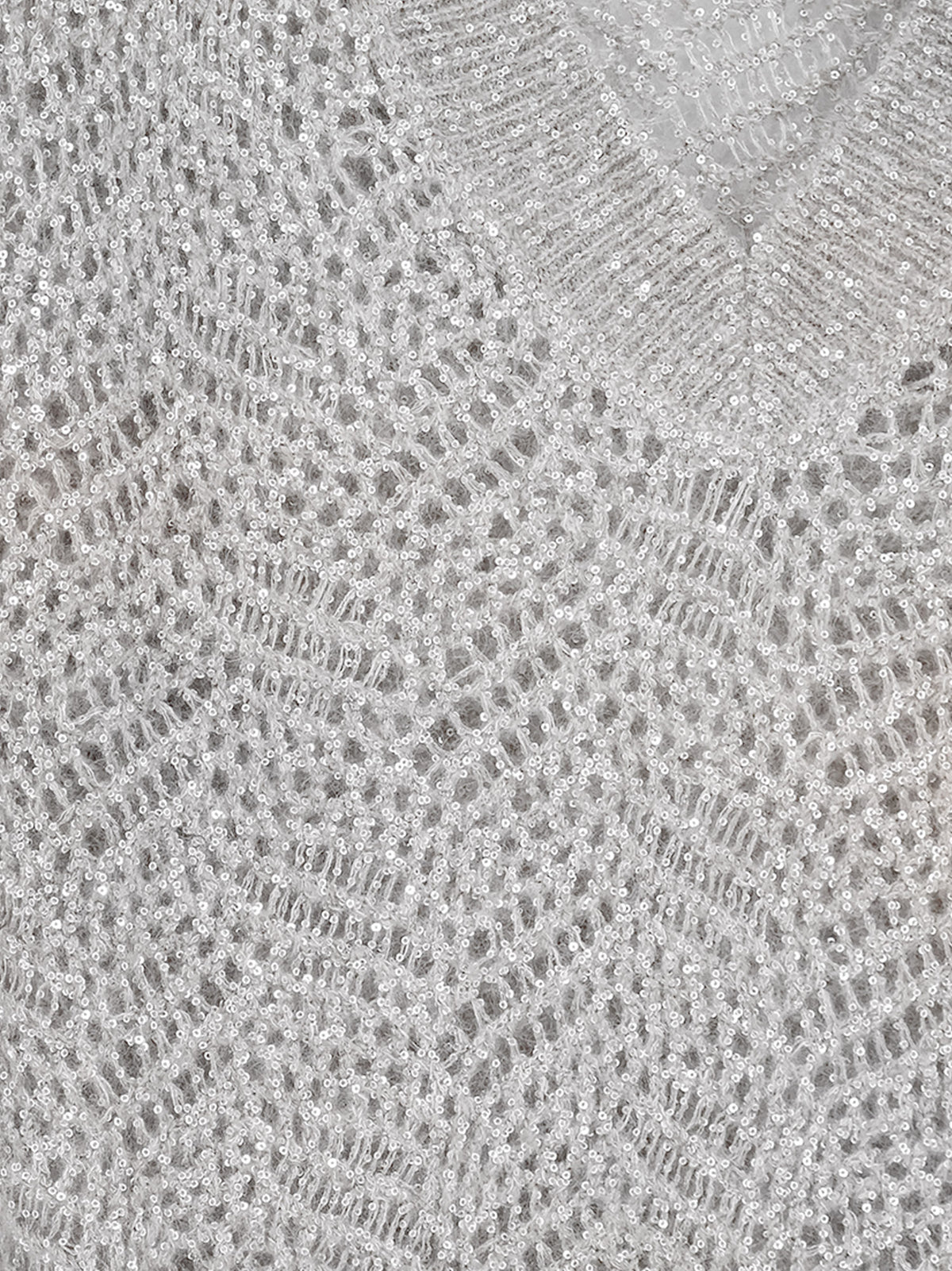 Mohair blend sweater with Dazzling pattern