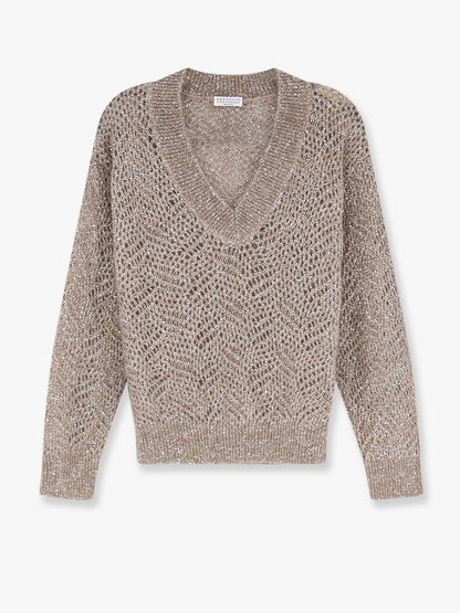 Mohair blend sweater with Dazzling pattern thumbnail