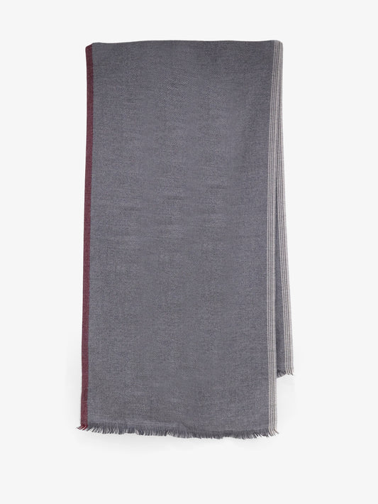 Wool and cashmere scarf