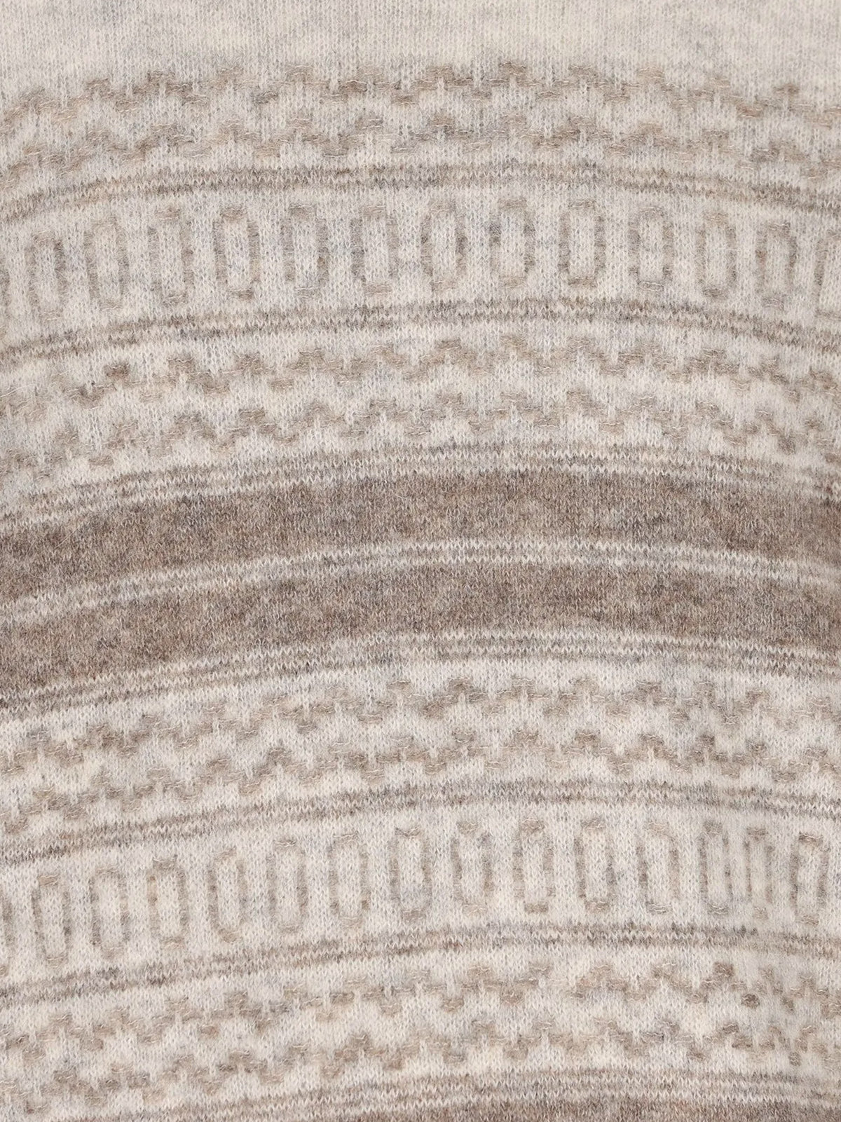 Nordic Jacquard alpaca, cashmere and wool blend sweater