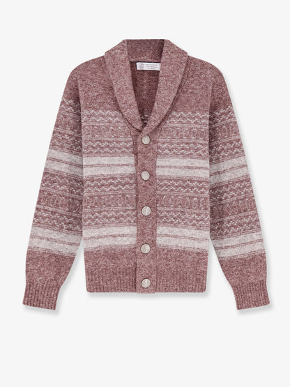 Alpaca, cashmere and wool blend cardigan thumbnail