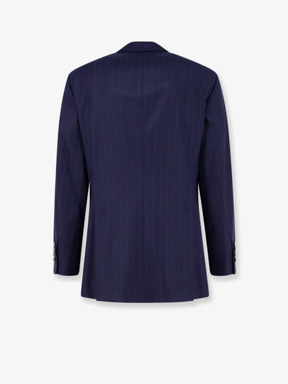 Virgin wool suit with pinstripe pattern thumbnail