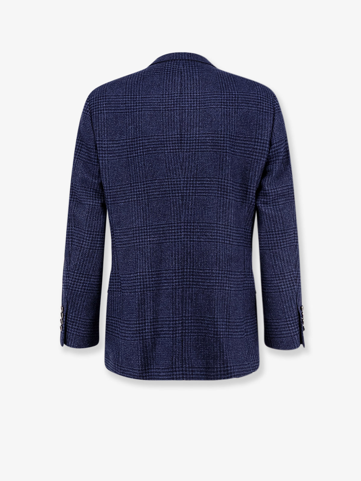 Wool and cashmere blend suit with Prince of Wales pattern