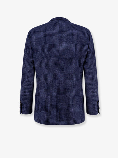 Wool and cashmere blend suit with Prince of Wales pattern thumbnail