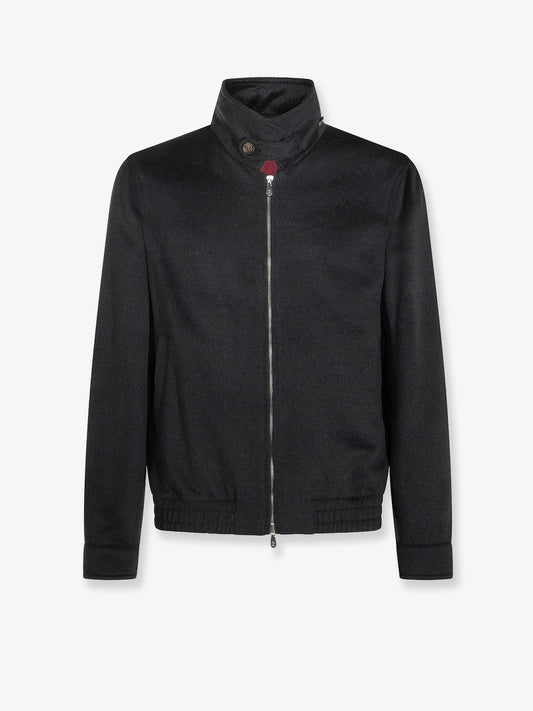 Virgin wool jacket with zip