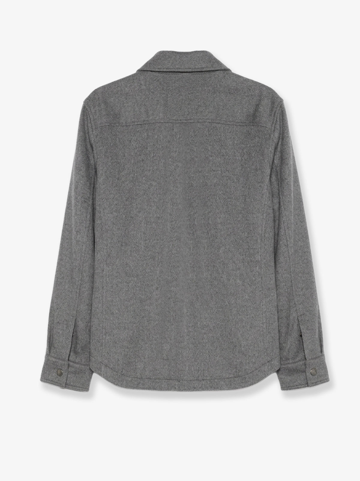 Outerwear lightweight virgin wool cloth shirt