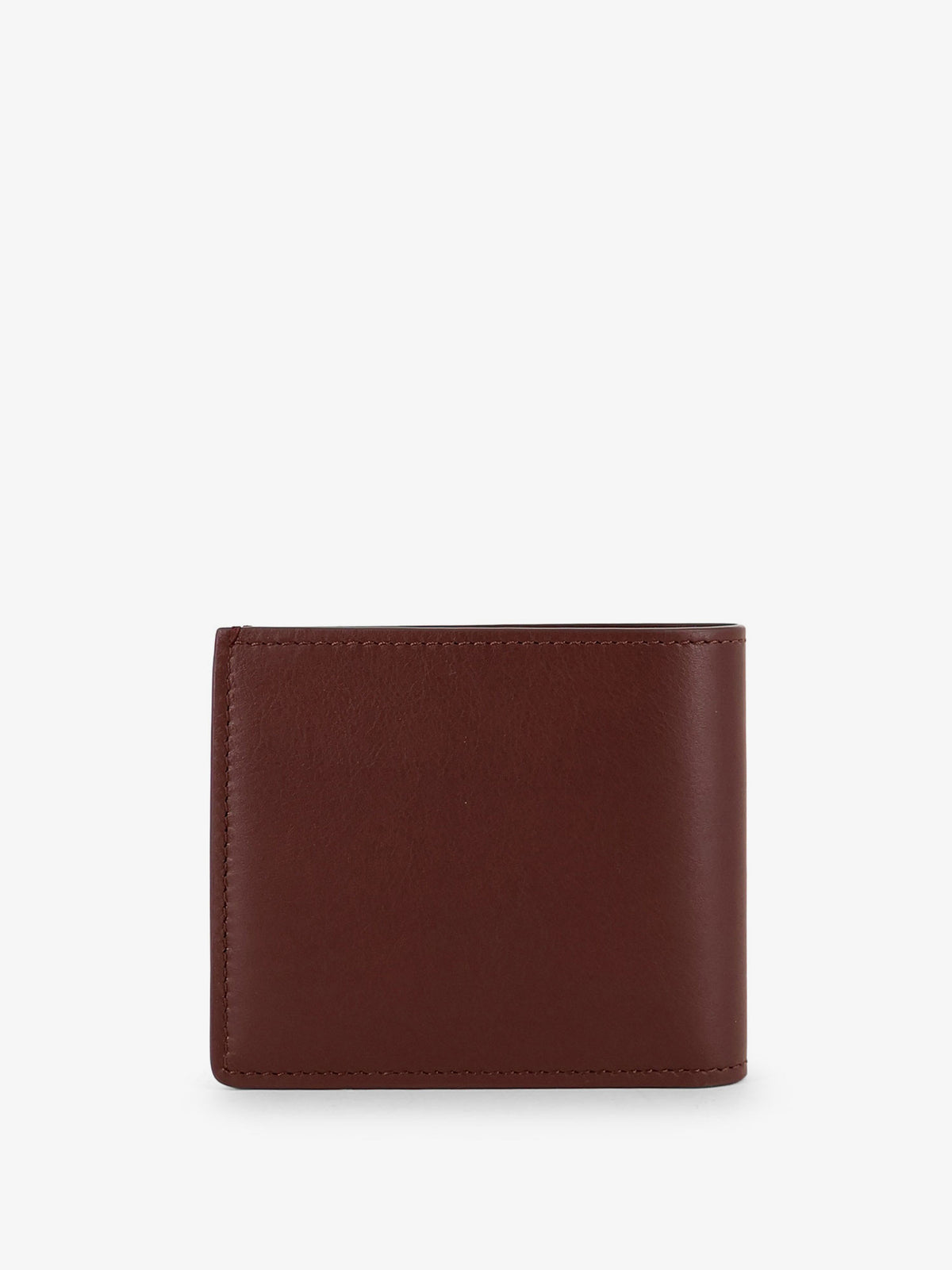 Portafoglio in pelle martellata con logo inciso