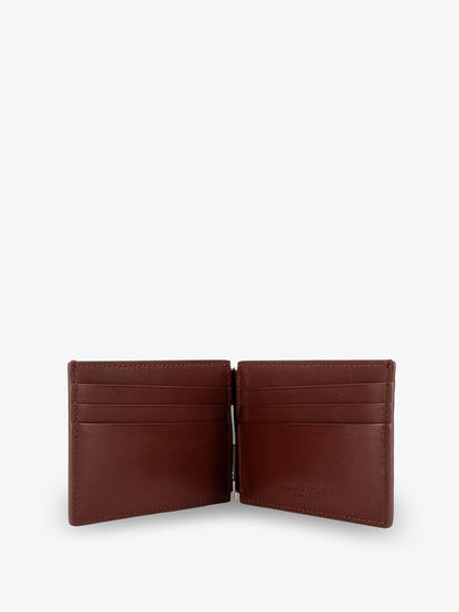 Leather wallet with engraved logo thumbnail