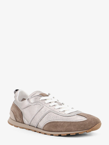 Sneakers in pelle laminata e suede thumbnail