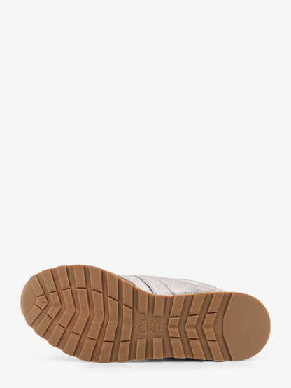 Sneakers in pelle laminata e suede thumbnail