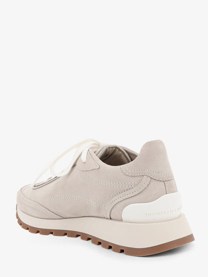 Suede sneakers with Monili embellishment thumbnail