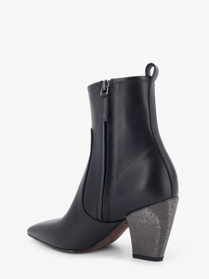 Precious Heel leather ankle boots thumbnail