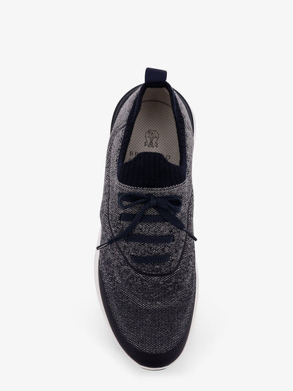 Low-Top cotton knit sneakers thumbnail