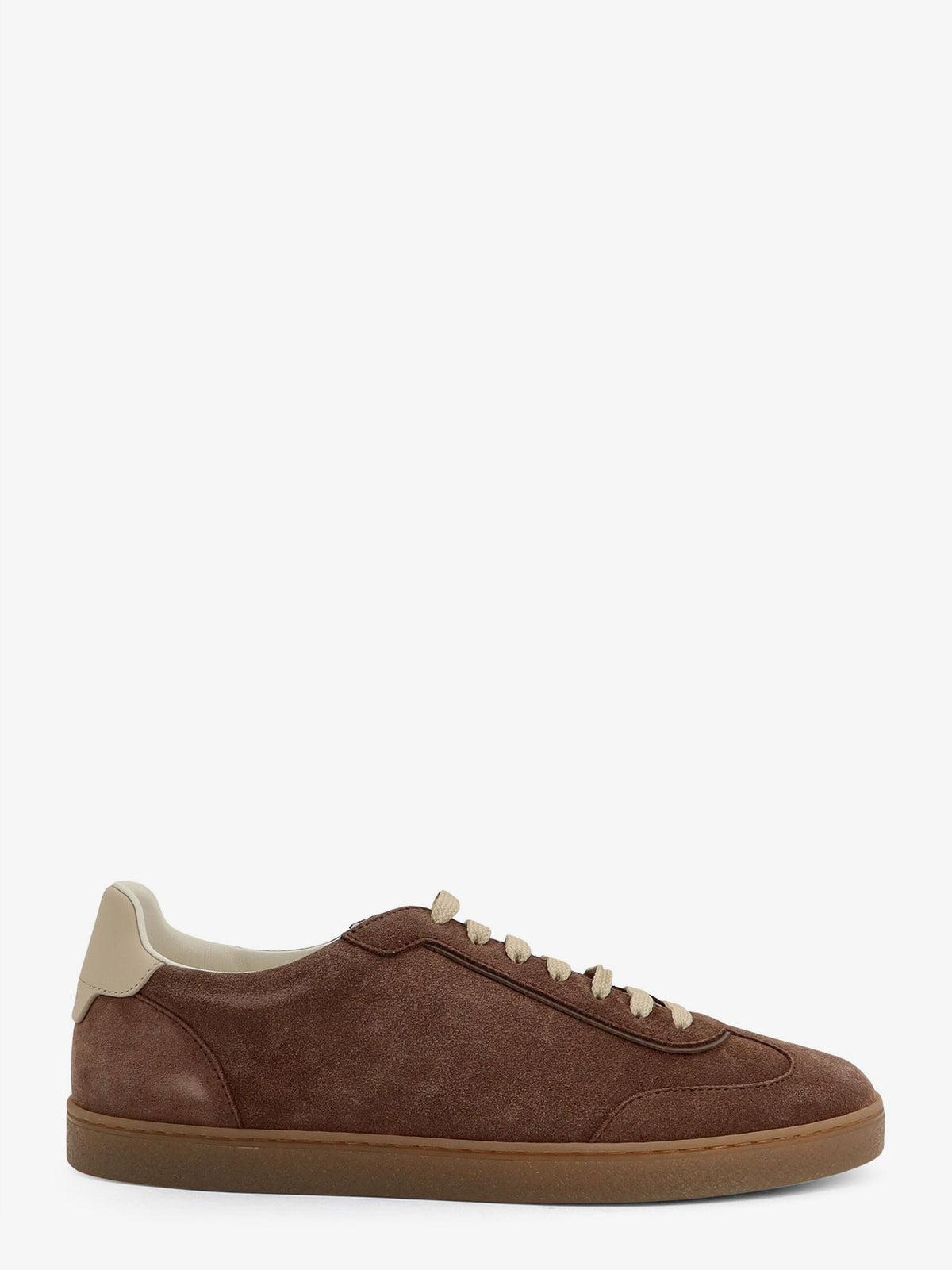 Sneakers in suede e pelle
