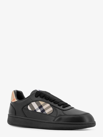 Sneakers in pelle con inserti Traditional Check thumbnail